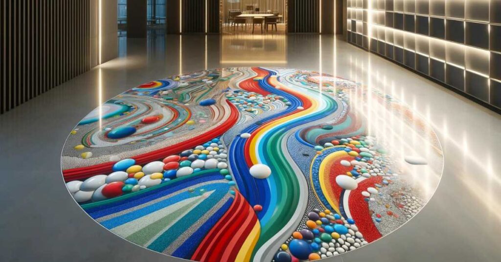 Multicolor Terrazzo Design magic